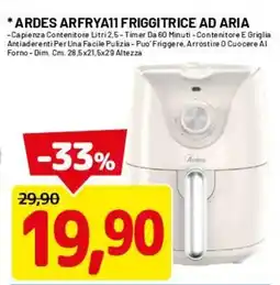DPiù ARDES ARFRYA11 FRIGGITRICE AD ARIA offerta