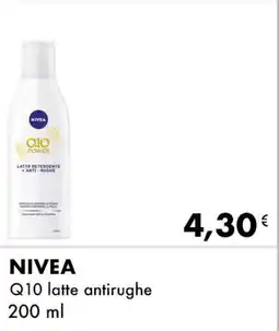 Iper Tosano NIVEA Q10 latte antirughe offerta