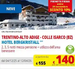 DPiù Hotel bergkristall offerta
