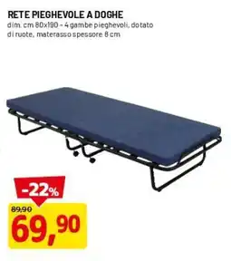 DPiù Rete pieghevole a doghe offerta
