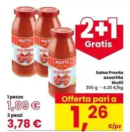 Eurospar Salsa Pronta assortita Mutti offerta