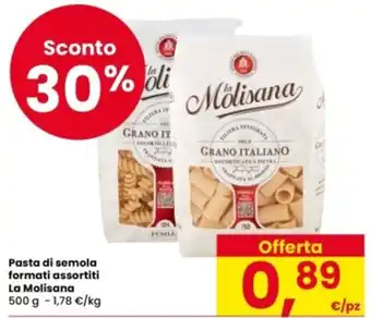 Eurospar Pasta di semola formati assortiti La Molisana offerta