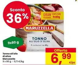 Eurospar Tonno all'olio di oliva Maruzzella offerta