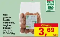 Eurospar Noci guscio Scelta Verde Bio, Logico Despar offerta