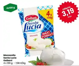 Eurospar Mozzarella Santa Lucia Galbani offerta