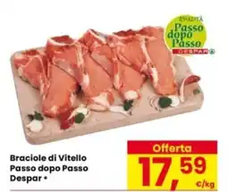Eurospar Braciole di Vitello Passo dopo Passo Despar offerta