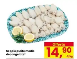 Eurospar Seppie pulite medie decongelate offerta