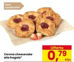 Eurospar Corona cheesecake alla fragola offerta