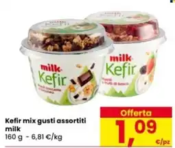 Eurospar Kefir mix gusti assortiti milk offerta