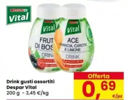 Eurospar Drink gusti assortiti Despar Vital offerta