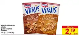 Eurospar Müesli croccante Vitalis gusti assortiti Cameo offerta