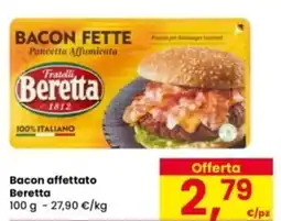 Eurospar Bacon affettato Beretta offerta