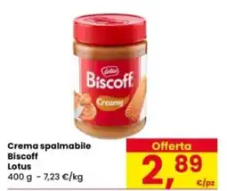 Eurospar Crema spalmabile Biscoff Lotus offerta