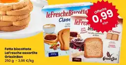 Eurospar Fette biscottate LeFresche assortite GrissinBon offerta