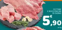 Conad Fettine e bocconcini di suino offerta