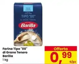 Eurospar Farina Tipo "00" di Grano Tenero Barilla offerta