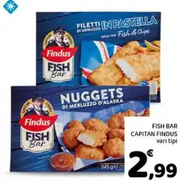 Conad Fish bar capitan FINDUS offerta