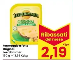 Eurospar Formaggio a fette Original Leerdammer offerta