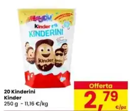 Eurospar 20 Kinderini Kinder offerta