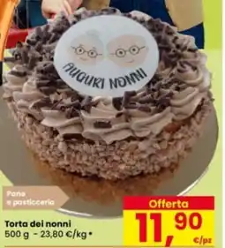 Eurospar Torta dei nonni offerta