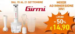 Conad Girmi mixer ad immersione 3in1 offerta