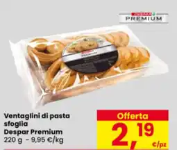 Eurospar Ventaglini di pasta sfoglia Despar Premium offerta