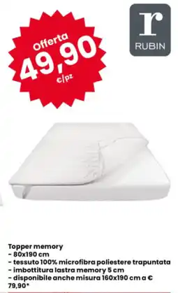 Eurospar Topper memory offerta
