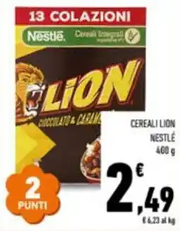 Conad Cereali lion NESTLE offerta