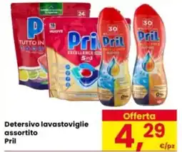 Eurospar Detersivo lavastoviglie assortito Pril offerta