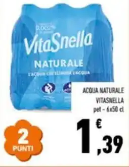 Conad Acqua naturale VITASNELLA offerta