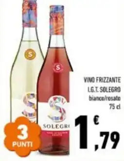 Conad Vino frizzante LG.T. SOLEGRO offerta
