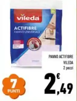 Conad Panno actifibre VILEDA 2 pezzi offerta