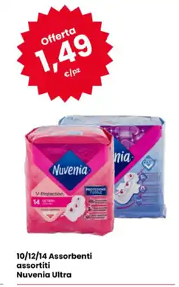 Eurospar 10/12/14 Assorbenti assortiti Nuvenia Ultra offerta