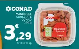 Conad Mandorle sgusciate CONAD offerta
