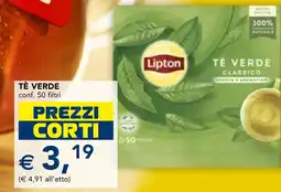 Esselunga Lipton tè verde offerta