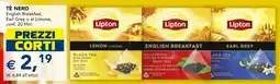 Esselunga Lipton Tè nero offerta