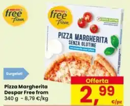 Eurospar Pizza Margherita Despar Free from offerta