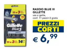 Esselunga Rasoio blue III GILLETTE offerta