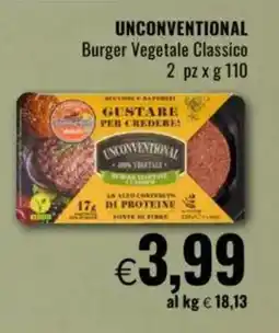 Famila UNCONVENTIONAL Burger Vegetale Classico offerta