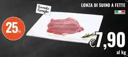Famila Lonza di suino a fette offerta