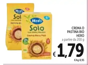 Spazio Conad Hero Crema o Pastina Bio 200g offerta