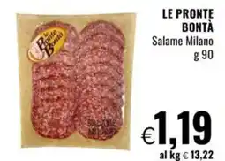 Famila LE PRONTE BONTÀ Salame Milano offerta