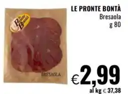 Famila LE PRONTE BONTÀ Bresaola offerta