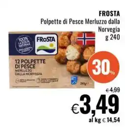 Famila FROSTA Polpette di Pesce Merluzzo dalla Norvegia offerta