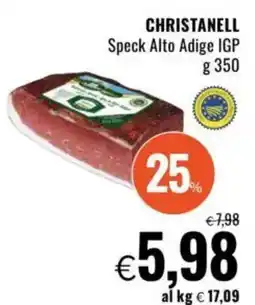 Famila CHRISTANELL Speck Alto Adige IGP offerta