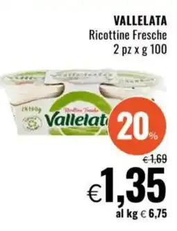 Famila VALLELATA Ricottine Fresche offerta