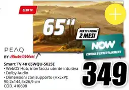 MediaWorld Smart TV 4K 65WQU-5025E offerta