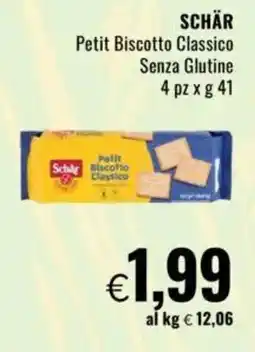 Famila SCHÄR Petit Biscotto Classico Senza Glutine offerta