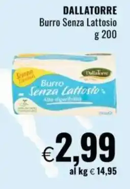 Famila DALLATORRE Burro Senza Lattosio offerta