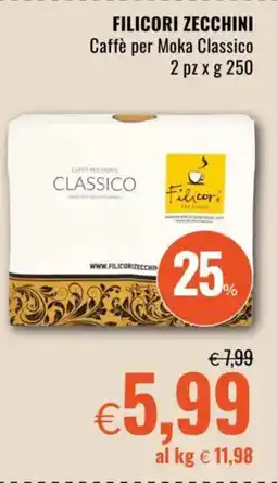 Famila FILICORI ZECCHINI Caffè per Moka Classico offerta